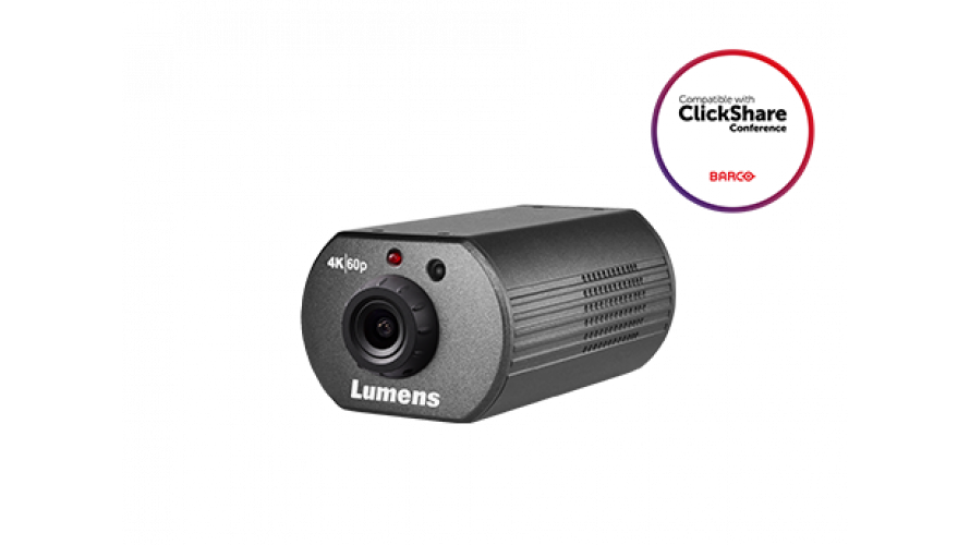 Lumens VC-BC301P 4K IP POV Camera (Grey)