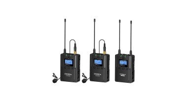 COMICA CVM-WM200А UHF Dual-Transmitter Lavalier Microphone Kit COMICA CVM-WM200А UHF Dual-Transmitter Lavalier Microphone Kit