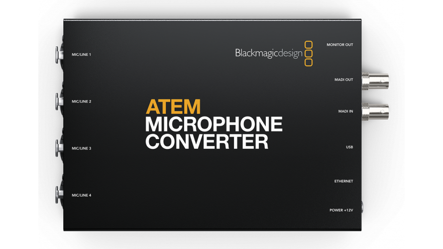 BlackMagic ATEM Microphone Converter BlackMagic ATEM Microphone Converter