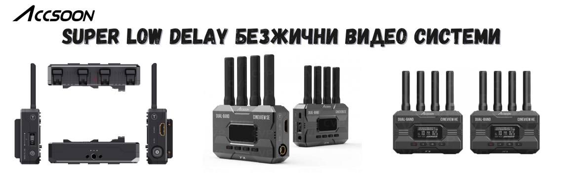 super low delay безжични видео системи